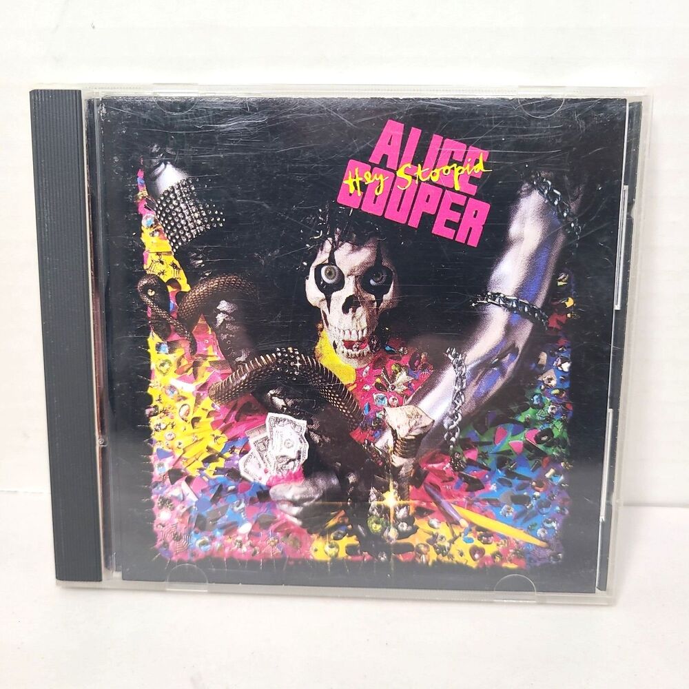 Hey Stoopid by Alice Cooper (CD, Jul-1991, Epic)